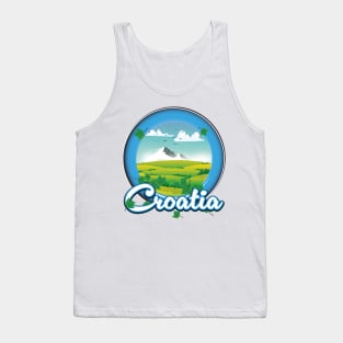 Croatia retro logo Tank Top